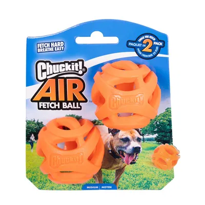 Toy Dog Chuckit Air Fetch Ball Medium - 2/Pk