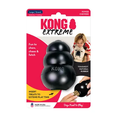 Toy Dog Kong Extreme Black (K1) - Large