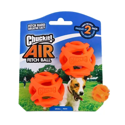 Chuckit Breath Right Fetch Ball Small - 2/Pk