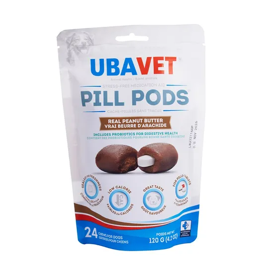 Ubavet Pill Pods Medication Aid with Probiotics - 24 s