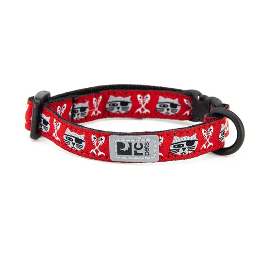 Collar Feline Rc Breakaway Pirate Cat - 1/2in X 8in - 10in
