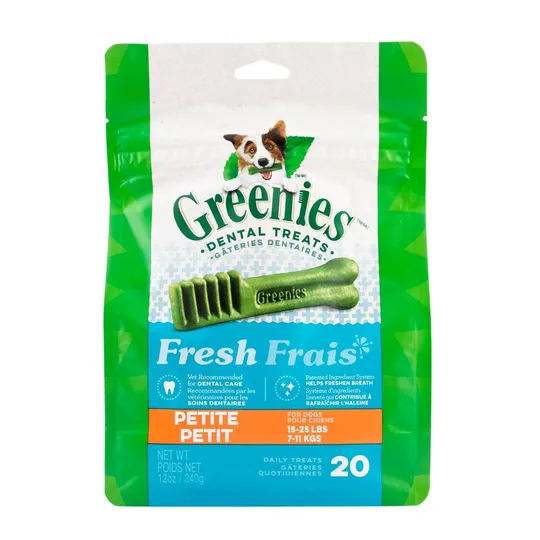 Greenie Canine Dental Treat Freshmint 12 oz Petite - 20/Bag