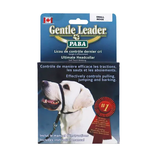 Gentle Leader Canine Adjustable Headcollar Beige - Small