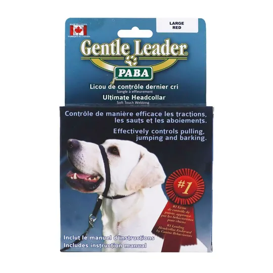 Gentle Leader Canine Adjustable Headcollar Red - Large