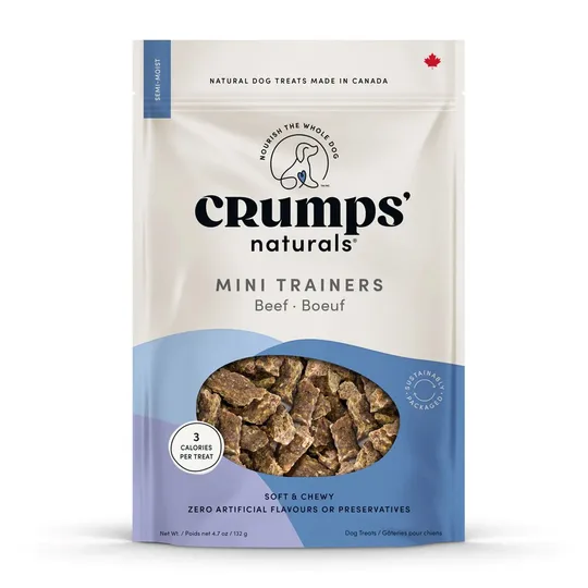 Crumps Dog Mini Trainers Semi Moist Beef