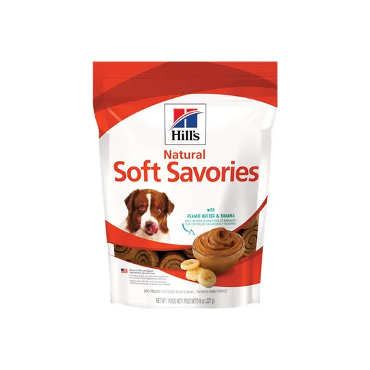 Canine Hills Naturals Treats Savories with Peanut Butter & Banana - 8 oz
