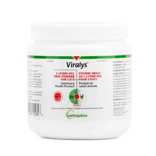 Viralys L-Lysine Hcl Oral Powder For Cats - 100 g