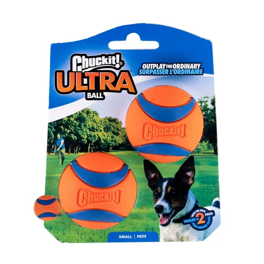 Chuckit Ultraball Rubber 2/Pk - Small