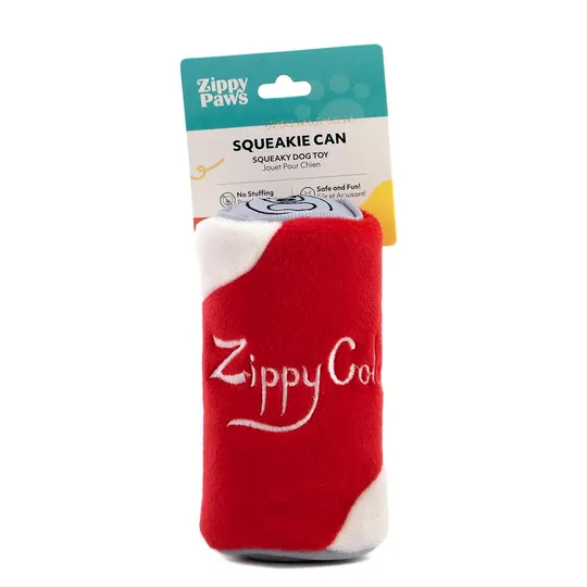 Zippypaws Squeakie Can - Zippy Cola
