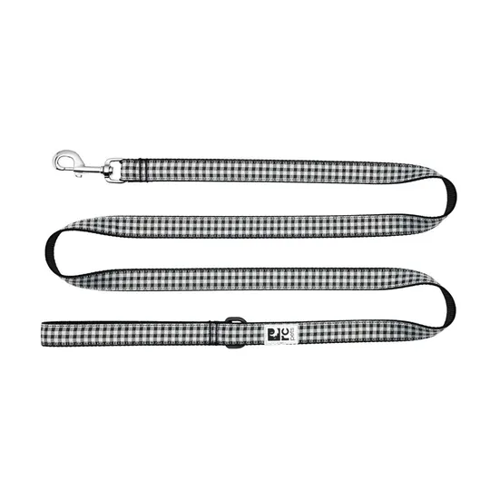 Lead Canine Rc Black Gingham - 1in X 6ft
