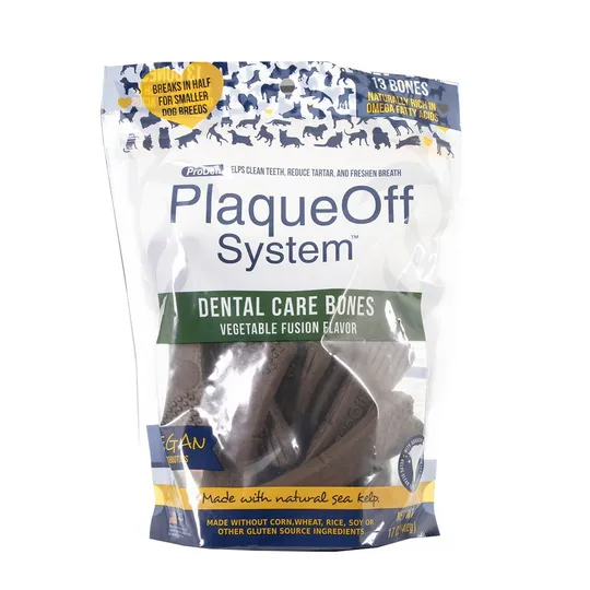 Plaqueoff Dental Bones Vegetable Fusion - 17 oz / 482 g