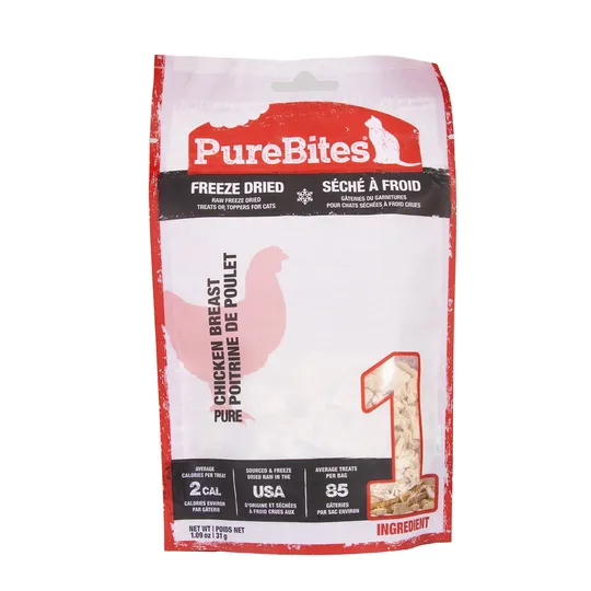 Purebites Feline Chicken Breast - 1.09 oz/31 g