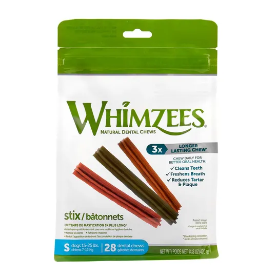 Whimzees Stixs 28/Pk - Small