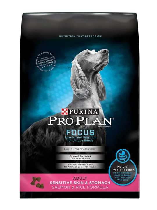 Pro Plan Sensitive Skin/Stomach Salmon & Rice - 13.6kg