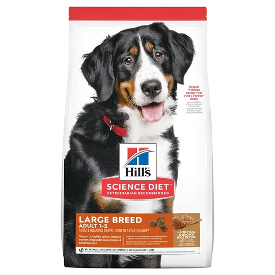 Canine Science Diet Adult Large Breed Lamb & Rice - 33 lb / 14.96 kg