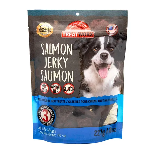 Treatworx Salmon Jerky - 8 oz/227 g