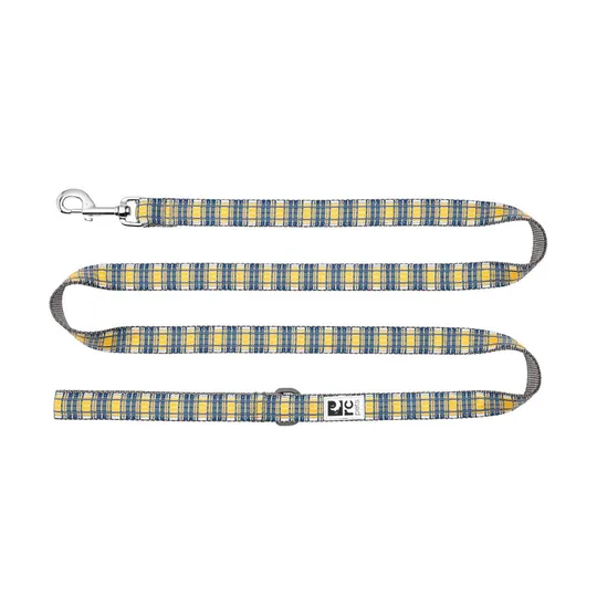 Lead Canine Rc Marigold Plaid - 1in X 6ft