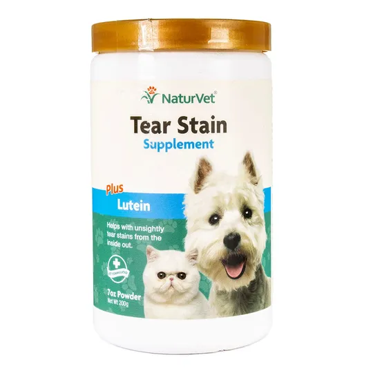 Tear Stain Powder Supplement Plus Lutein Naturvet - 200 g