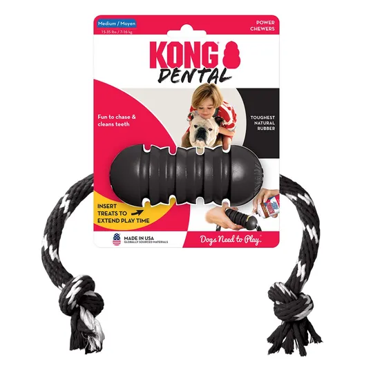 Kong Extreme Dental with Rope - Medium