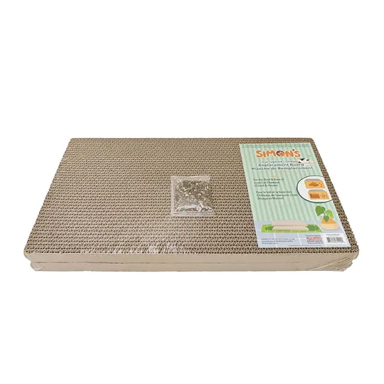 Toy Cat Simons Corrugated Replacement Board with Catnip For Luxe Cat Chateau