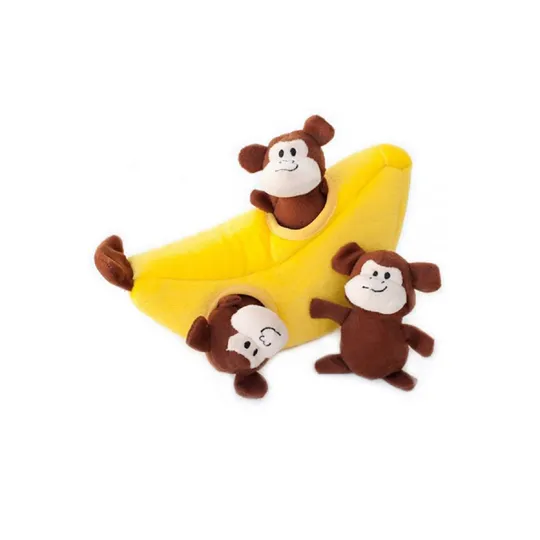 Zippypaws Burrows - Monkey'N Banana