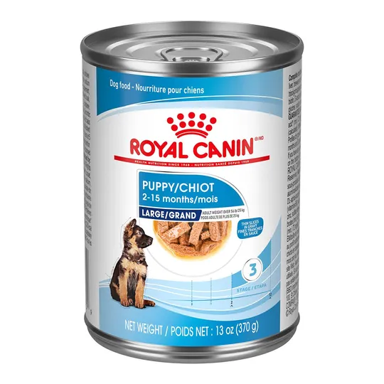 RC Puppy Large Dog Thin Slices - 12 x 370gm Cans