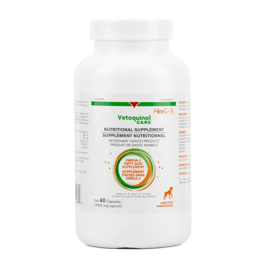 Allerg-3 Omega 3 Fatty Acid Supplement For Large Dogs - 60's