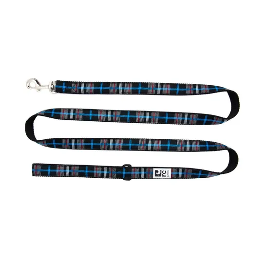 Lead Canine Rc Black Twill Plaid - 3/4in X 6ft