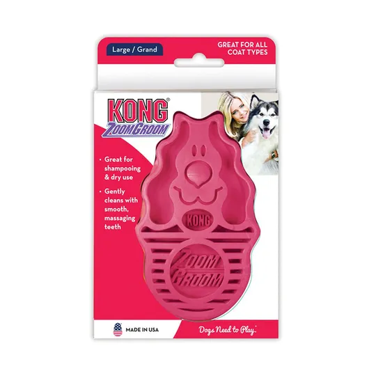 Dog Zoom Groom - Raspberry