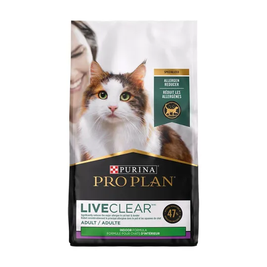 Feline Pro Plan Liveclear Adult Indoor - 2.49kg