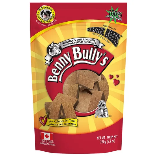 Liver Chops Small Bites Benny Bullys - 9.2 oz/260 g