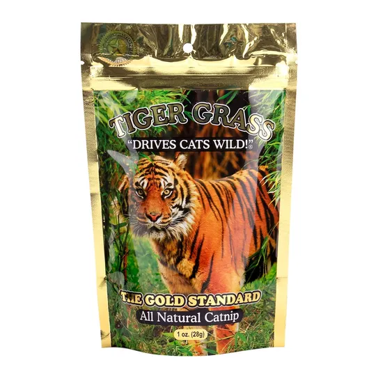 Tiger Grass Catnip - 1 oz / 28 g