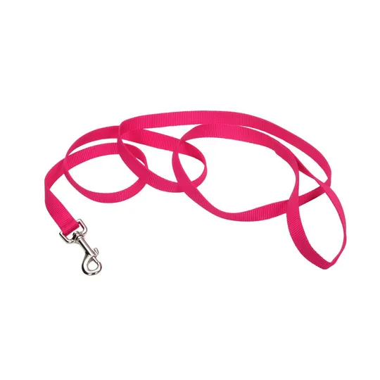 Lead Canine Coastal Pink Flamingo - 1in X 6ft