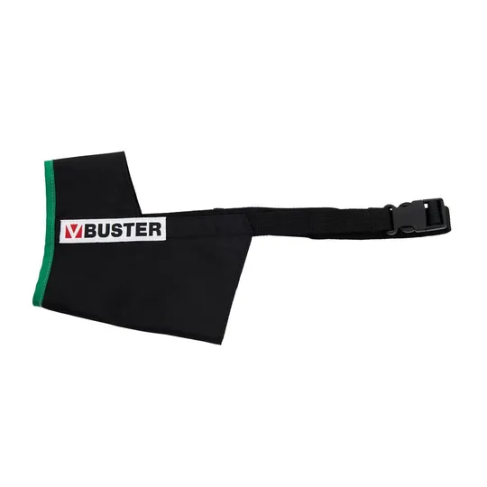 Buster Muzzle Nylon Canine Easy ID Black/Green - Xxxx Large