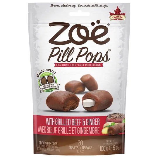 Zoe Pill Pops Beef with Ginger - 100 g/3.5 oz