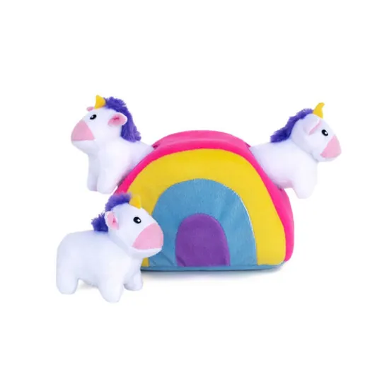 Zippypaws Burrow - Unicorns In Rainbow