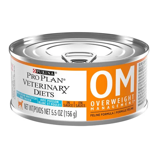 Feline PVD Om (Weight Manage) Whitefish/Chicken - 24 X 156 gm Cans