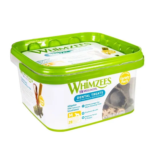 Whimzees Variety Pack Medium - 28/Pc
