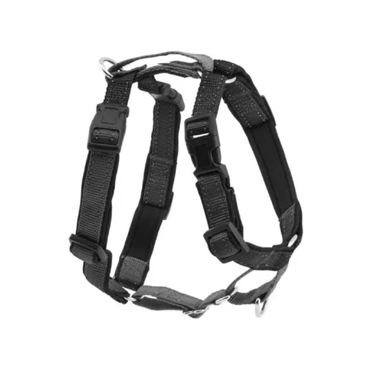 Harness And Car Restraint Canine Petsafe 3 In 1 Black - Medium