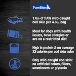 PureBites Canine Air Dried Cod Skin Jerky - thumbnail 5