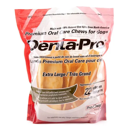 Denta Pro Premium Oral Chew For Dogs Xlarge 15.1 oz (427 g) - 22 s