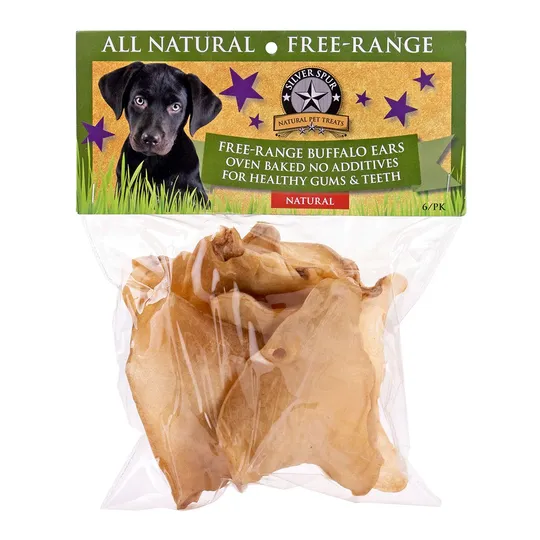 Buffalo Ears Natural Silverspur - 6/Pk