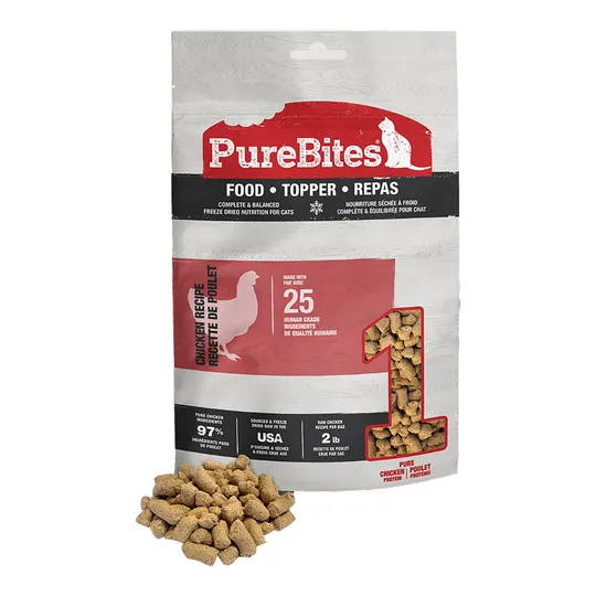 Purebites Feline Freeze Dried Chicken Recipe Topper