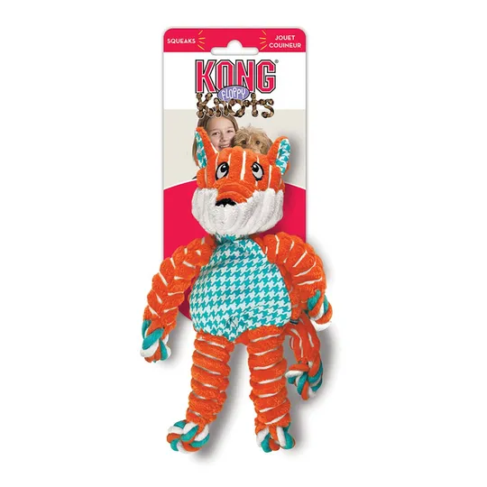 Kong Floppy Knots Fox - Small/Medium