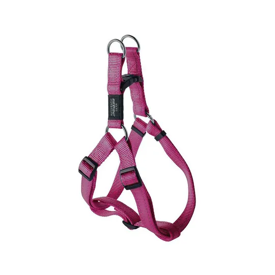 Harness Canine Rogz Utility Step In Harness Fanbelt Pink - Large