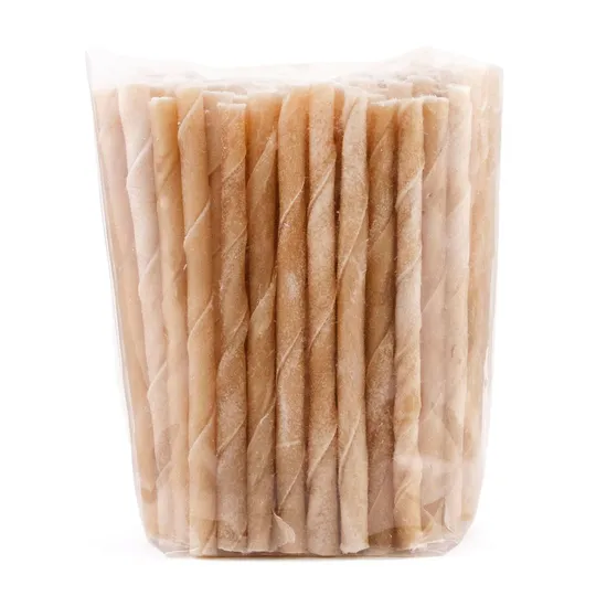 Rawhide Chew Stick Burgham 5 in X 5 mm - 100/Pk