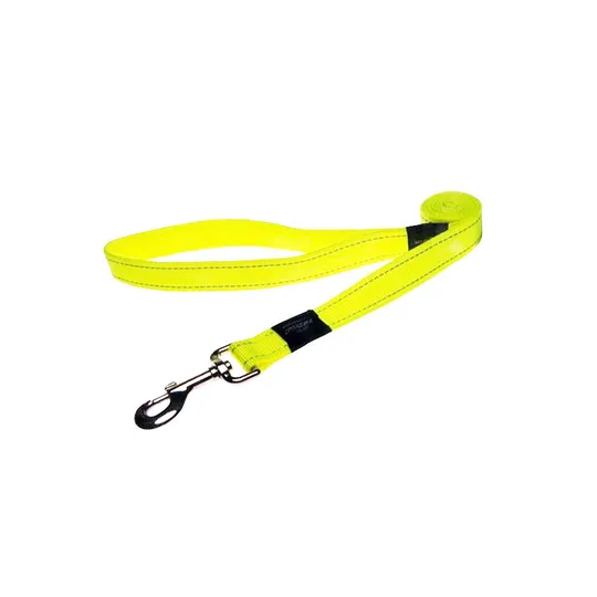 Lead Canine Rogz Utility Lumberjack Yellow - 1in X 6ft