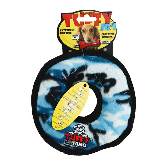 Tuffies Rumble Ring Jr Blue - 7 in D X 1 in Thick