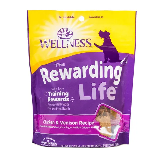 Wellbites Rewarding Life Chicken & Venison - 6 oz /170 g