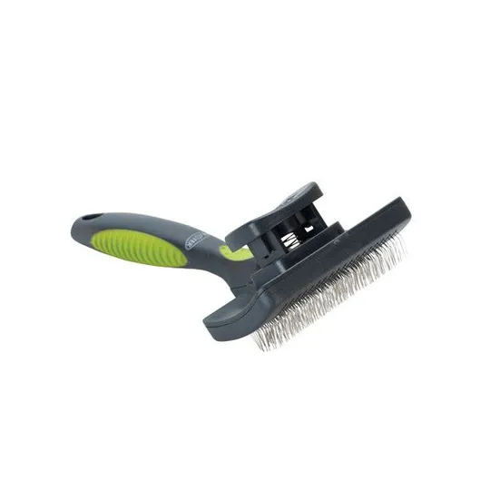 Buster Slicker Brush Self Cleaning Hard Pins - Small